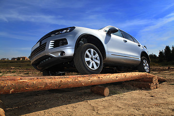 Image showing test drive of SUV car