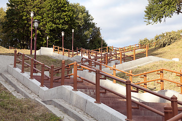Image showing stairs in the park  