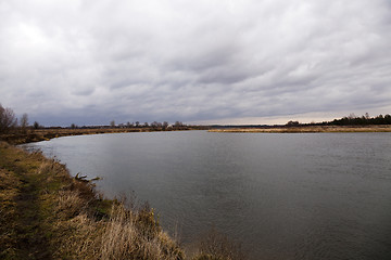 Image showing Lake in autumn  