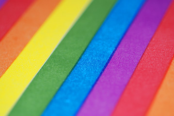 Image showing Rainbow Stripes Background