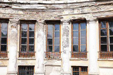 Image showing abandoned old building  