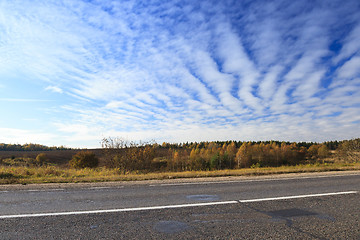 Image showing small road, Belarus  