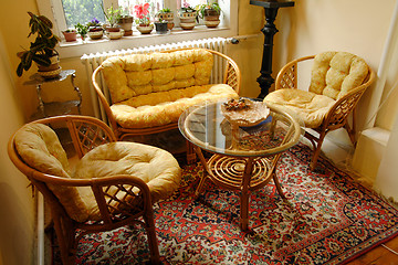 Image showing Bamboo furniture