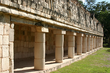 Image showing Mayan columns