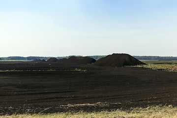 Image showing extraction of peat  