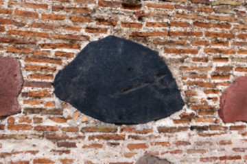 Image showing Wall of ancient church  