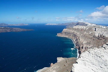 Image showing Landscape at Santorini, Greece