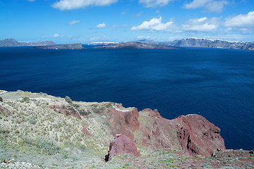 Image showing Landscape at Santorini, Greece