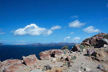 Image showing Landscape at Santorini, Greece