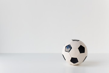 Image showing close up of football or soccer ball