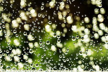 Image showing abstract background with water drops