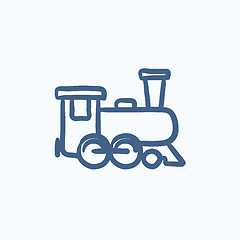 Image showing Train sketch icon.