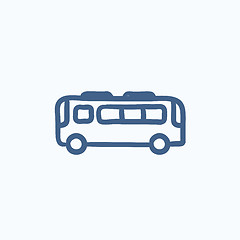 Image showing Bus sketch icon.