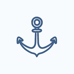 Image showing Anchor sketch icon.