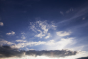 Image showing photographed the sky with clouds