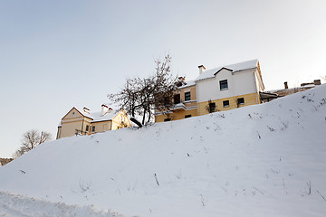 Image showing winter season, the snow
