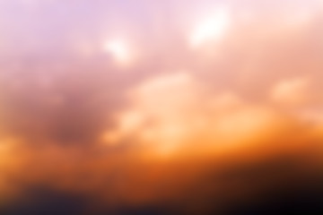 Image showing the sky at sunset