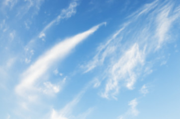 Image showing photographed the sky with clouds