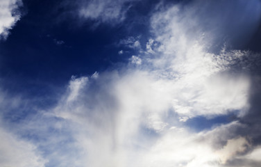 Image showing photographed the sky with clouds