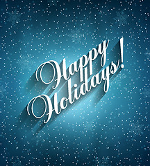 Image showing Happy Holidays