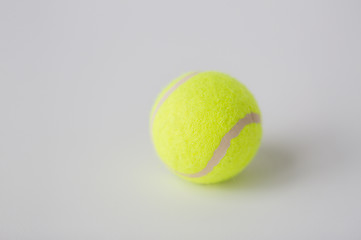 Image showing close up of tennis ball