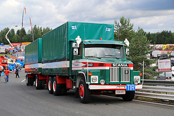 Image showing Scania LS 140 Cargo Truck of Ahola Transport