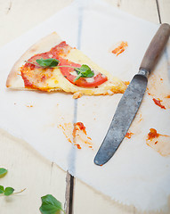 Image showing Italian pizza Margherita