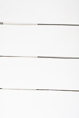 Image showing white painted wood texture