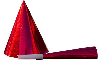 Image showing Party Hat and Horn