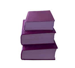 Image showing Stack of Big Old Books