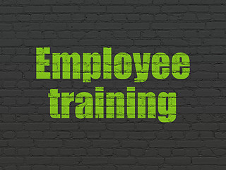 Image showing Education concept: Employee Training on wall background