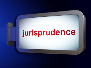 Image showing Law concept: Jurisprudence on billboard background