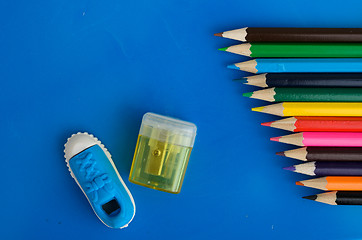 Image showing Colored pencils