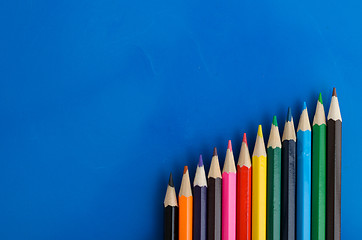 Image showing Colored pencils