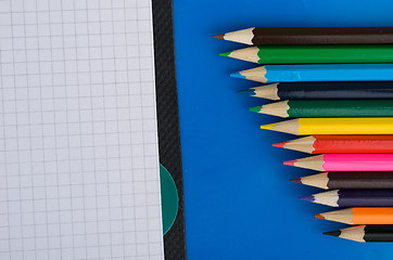 Image showing Colored pencils