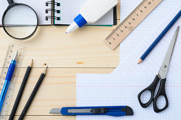 Image showing School and office stationery