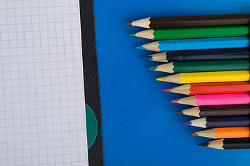 Image showing Colored pencils