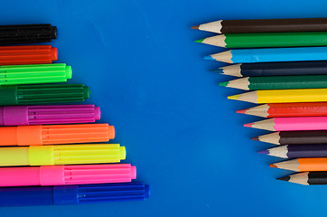 Image showing Colored pencils