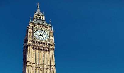 Image showing Big Ben great clock tower in London