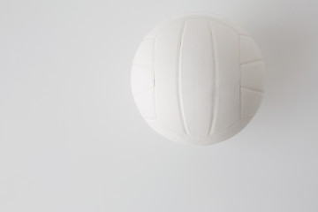 Image showing close up of volleyball ball on white