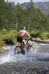 Image showing Bicycling