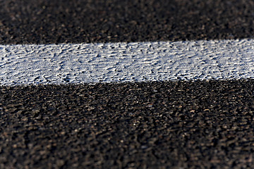 Image showing new road, closeup