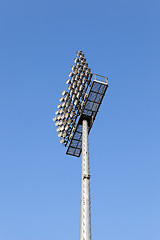 Image showing The stadium lighting