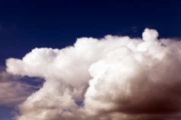 Image showing photographed the sky with clouds