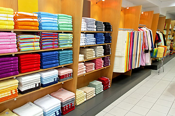 Image showing Towel shop