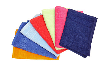 Image showing Towels palette