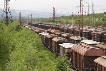 Image showing wagons