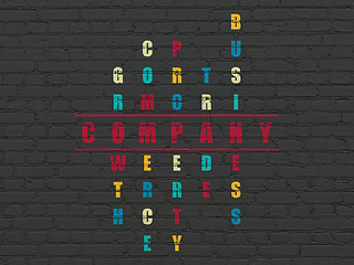 Image showing Business concept: Company in Crossword Puzzle