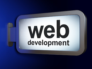 Image showing Web development concept: Web Development on billboard background