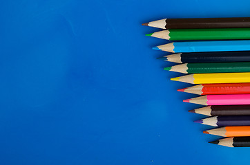 Image showing Colored pencils